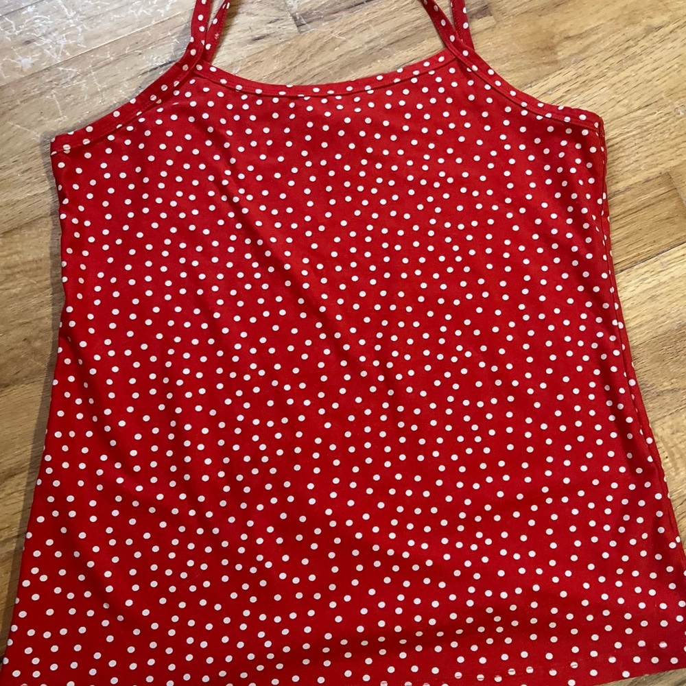 Red Polka Dot Tank Top Lularoe